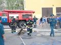 На базе ГУО «Гимназия г.Хойники» проводился слет отрядов юных спасателей-пожарных
