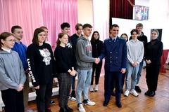 В гимназии состоялась встреча с прокурором Хойникского района