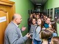 В рамках проекта «ПРОФориентир» старшеклассники  гимназии побывали в Издательском Доме «Проф-Пресс» и узнали о профессиях журналиста, фотокорреспондента и верстальщика