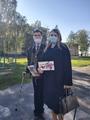 Поздравление ветеранов педагогического труда с Днём Учителя 02.10.2021