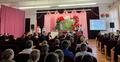 Торжественная линейка, посвящённая Дню освобождения Хойникского района от немецко-фашистских захватчиков.