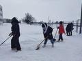 Первый зимний субботник 