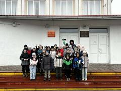 Лагерь "Солнышко".  Посещение центральной районной библиотеки